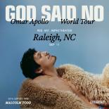 Omar Apollo - God Said No Tour 2024 artwork