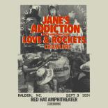 Jane's Addiction & Love and Rockets 2024 artwork