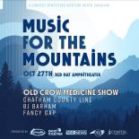 2024 Music for the Mountains - concert benefiting Western NC. Old Crow Medicine Show with Chatham County Line, BJ Barham, and Fancy Gap.